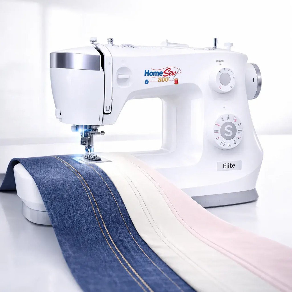 HomeSew 800 tecnologia FabricSense adattamento automatico al tessuto