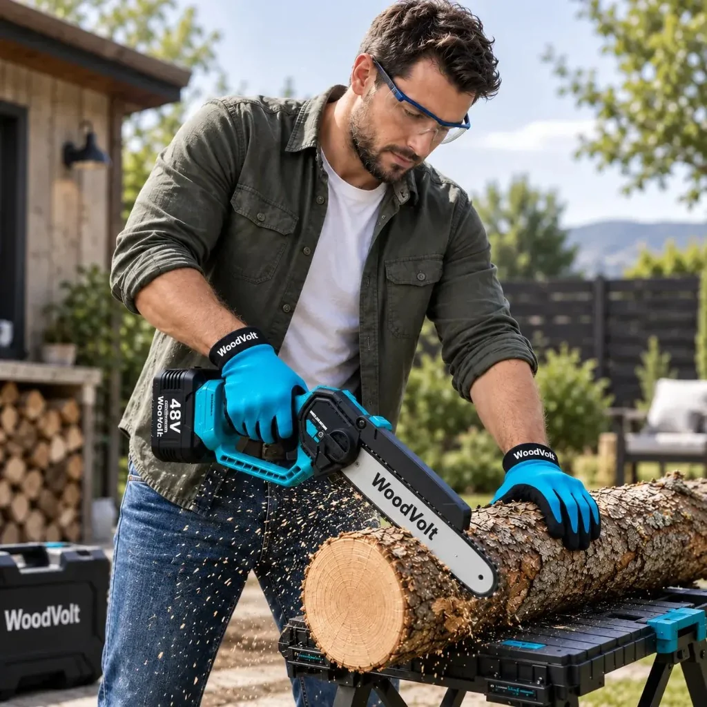 WoodVolt motosega leggera uso monomano