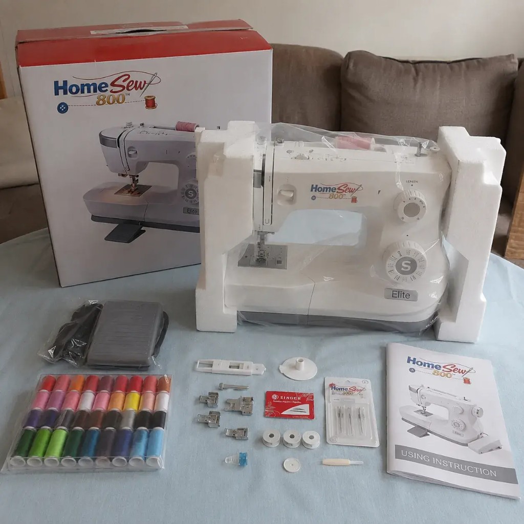 HomeSew 800 usata a casa per riparazioni